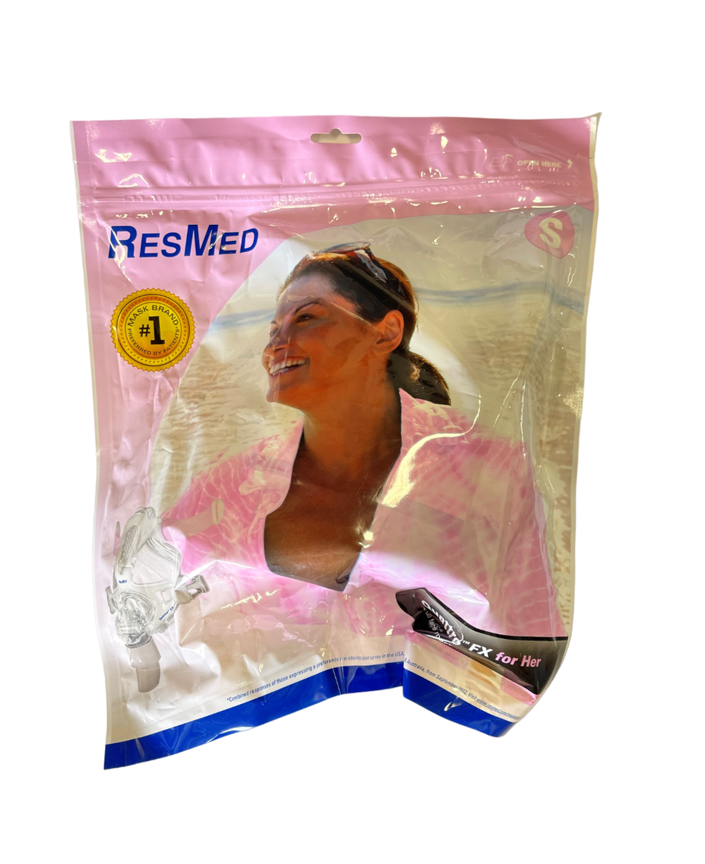 ResMed Quattro FX for Her Full Face Mask System with Headgear