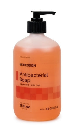 Antibacterial Soap  Liquid 18 oz Pump Bottle Clean Scent 1/Pk