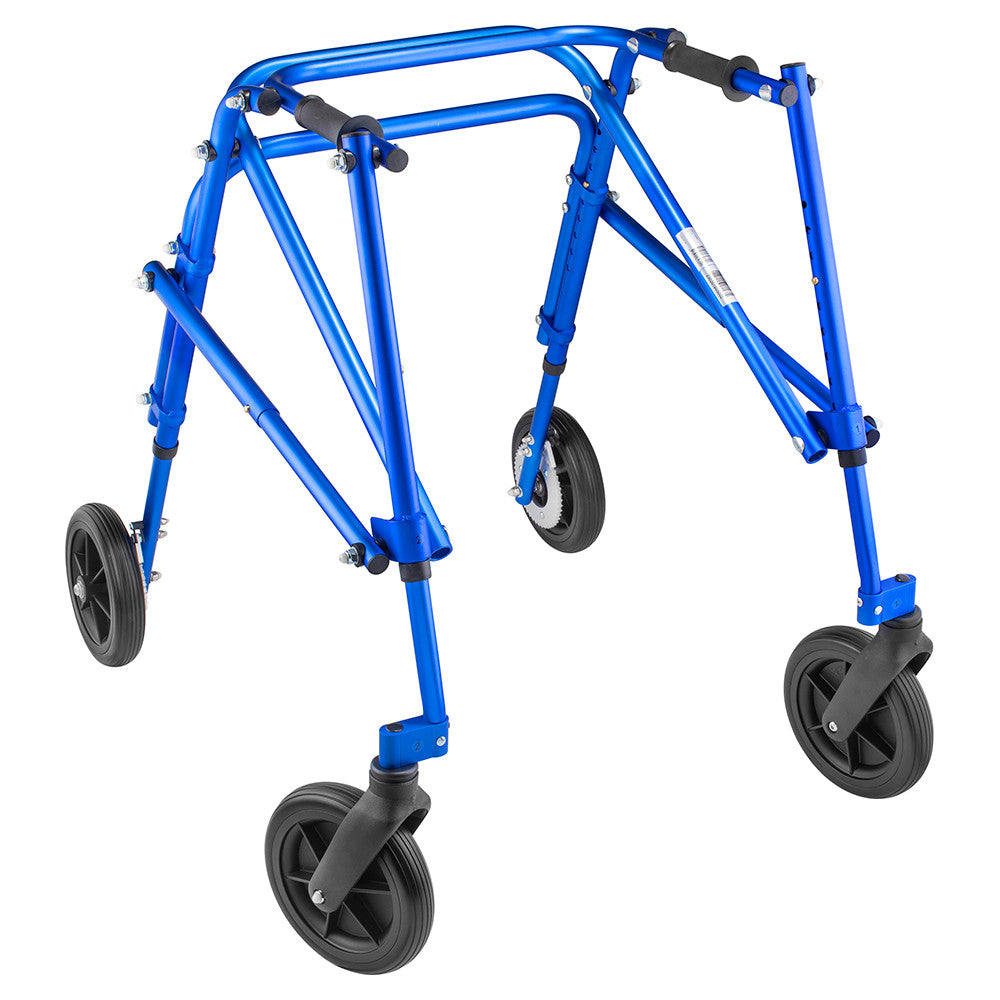 Circle Specialty Kilp 4 Wheeled with 8" Outdoor Wheels - Blue, Large