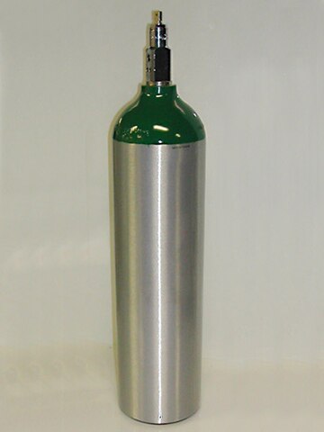 Pre-Filled Oxygen M6 / B Cylinder - Local Pickup/Delivery Only