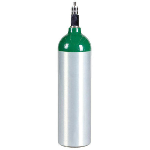 Jumbo 'd' Aluminum Medical Oxygen Cylinder - 22.9 Cu Ft - Cga870 Post 