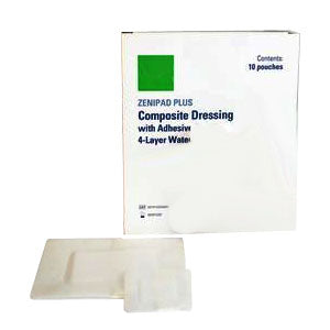 ZeniPAD PLUS Composite dressing with adhesive border - Pack of 10