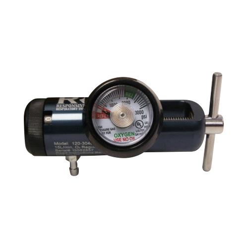 Responsive Respiratory Oxygen Regulator 0-15 LPM, CGA 870, 50 PSI - No Insurance Medical Supplies