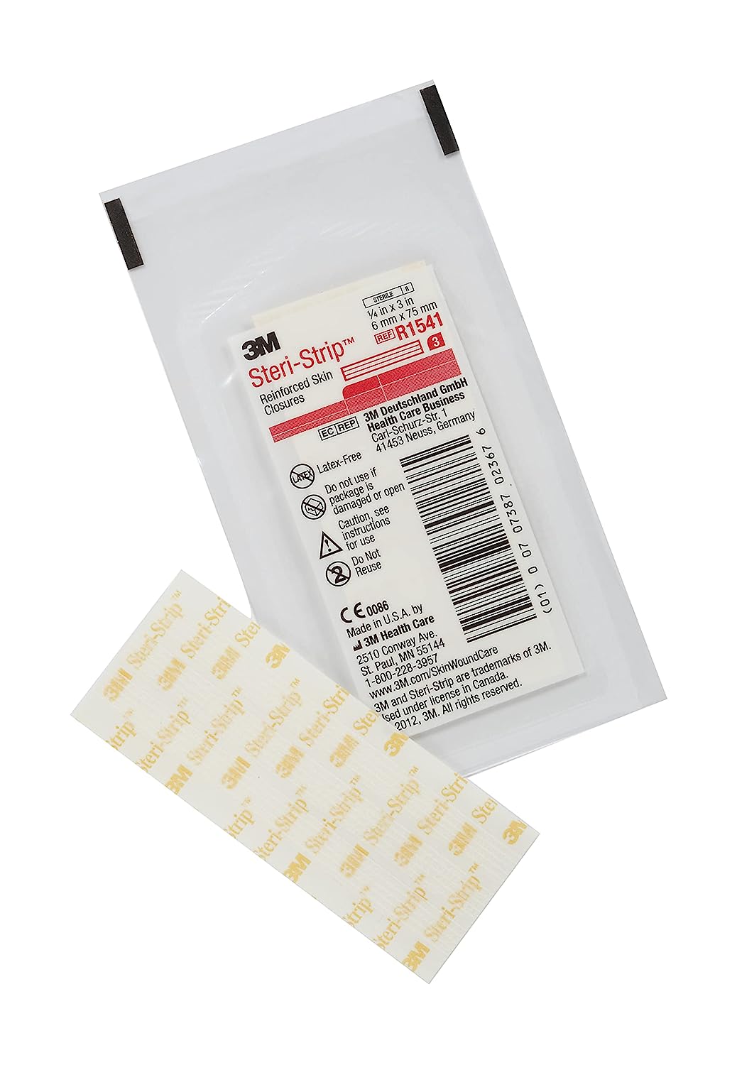 3M Steri-Strip Adhesive Skin Closures - Case of 200 Packs