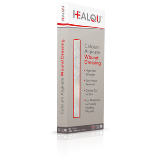 HealQu Calcium Alginate Wound Dressing - Box of 5