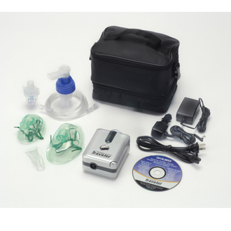 DeVilbiss Healthcare Traveler Portable Compressor Nebulizer System without Battery
