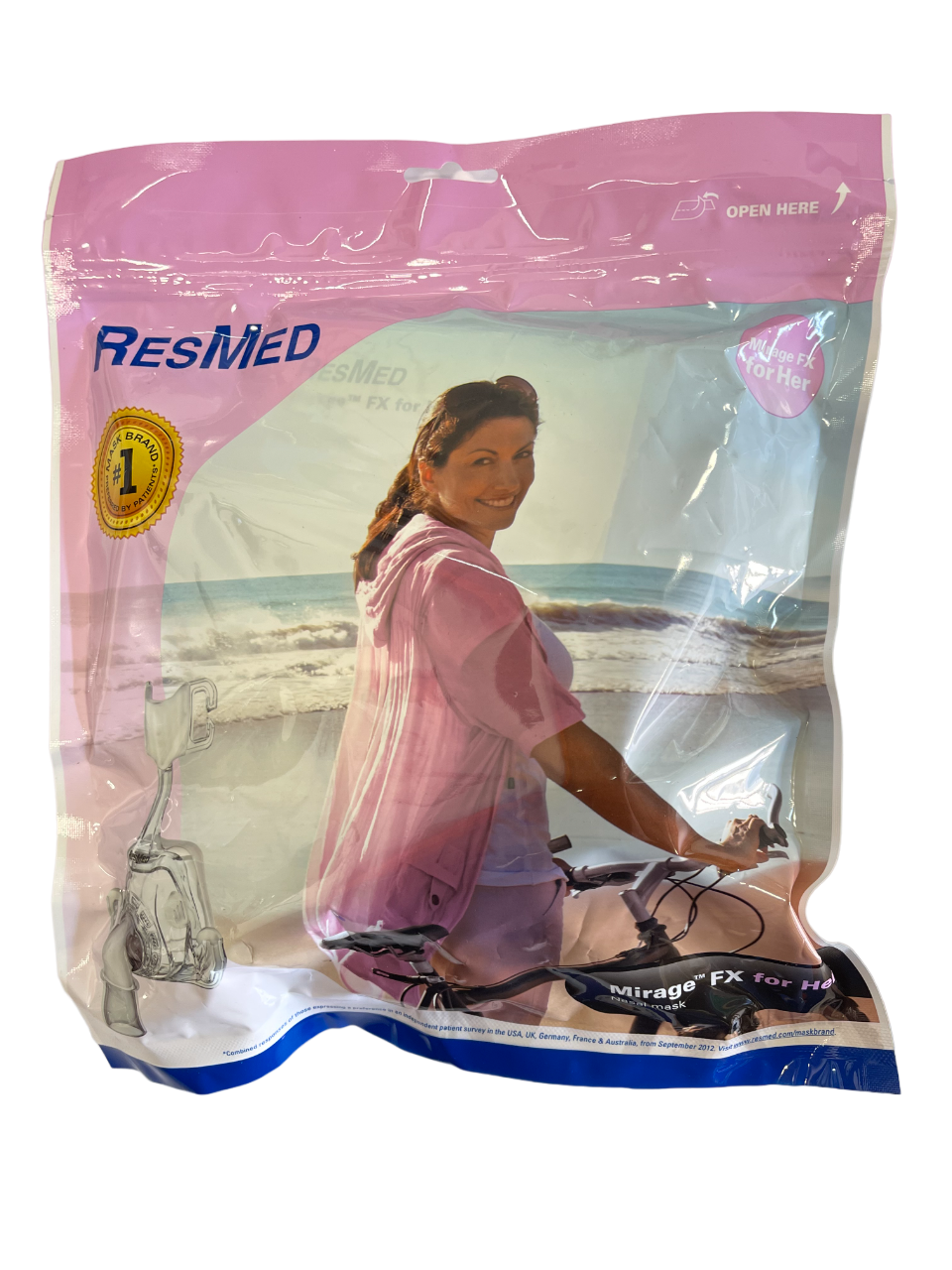 ResMed Mirage FX for Her Nasal CPAP Mask - Small - No Insurance Medical Supplies