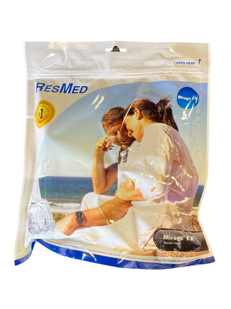 ResMed Mirage FX Nasal Mask with Headgear - No Insurance Medical Supplies