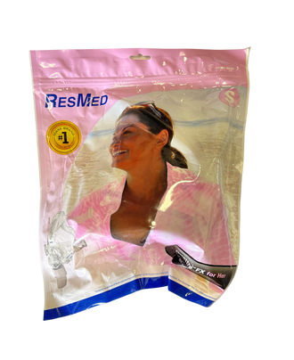 ResMed Quattro FX for Her Full Face Mask System with Headgear - No Insurance Medical Supplies