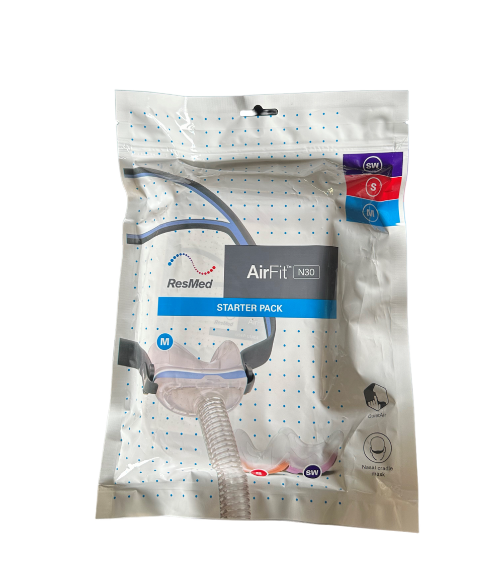 ResMed AirFit N30 Nasal Mask with Headgear Starter Pack