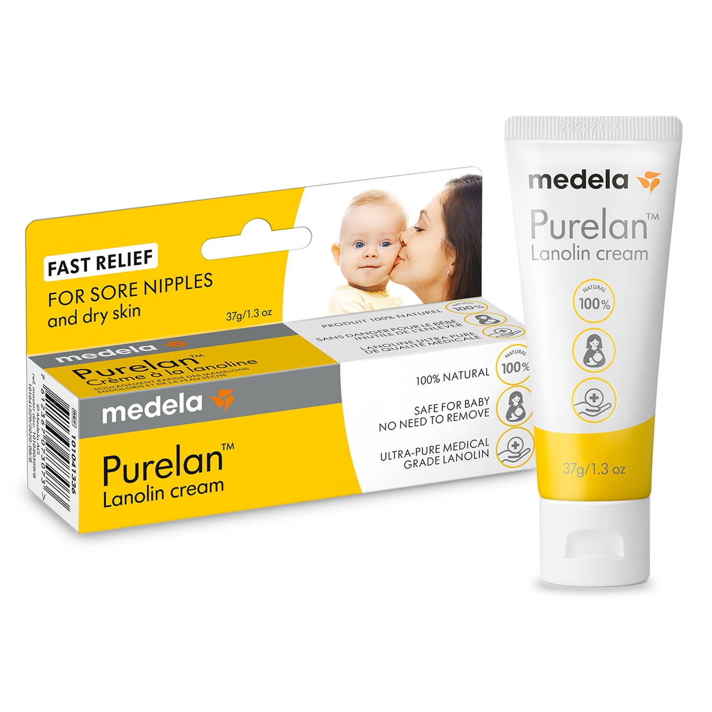 Medela Purelan Lanolin Cream, 37g/1.3 fl oz Tube