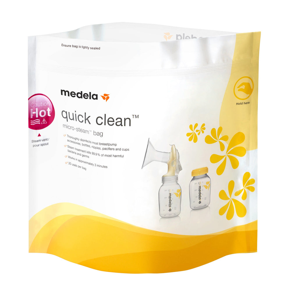 Medela Quick Clean Micro Steam Bags, 5 Count