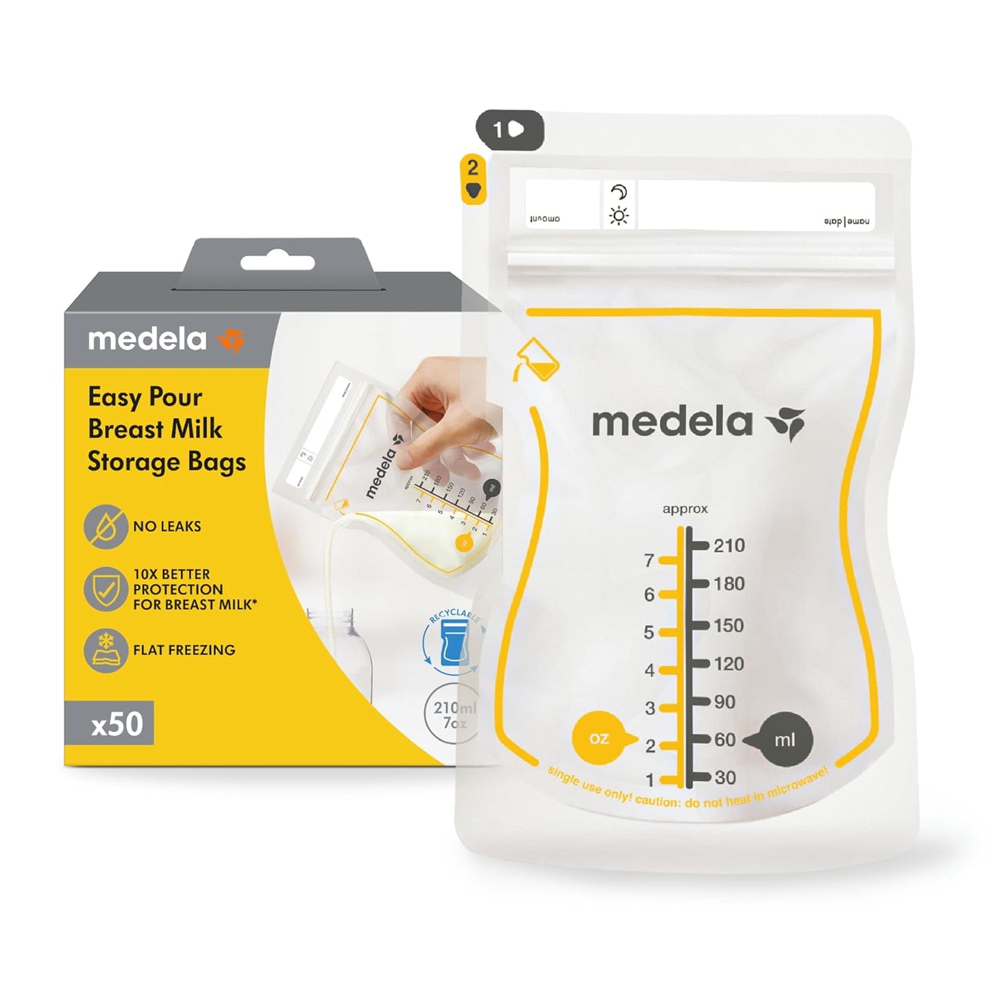 Medela Easy Pour Breast Milk Storage Bags