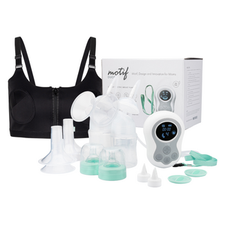 Motif Duo Double Electric Breast Pump with Hands - Free Pumping Bra