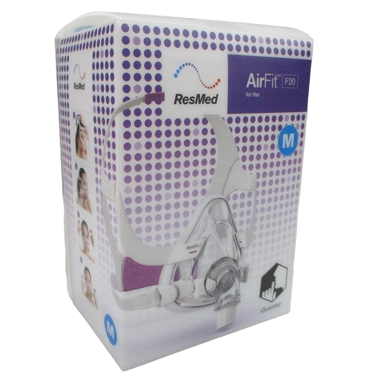 ResMed AirFit F20 for Her Full Face CPAP Mask with Headgear
