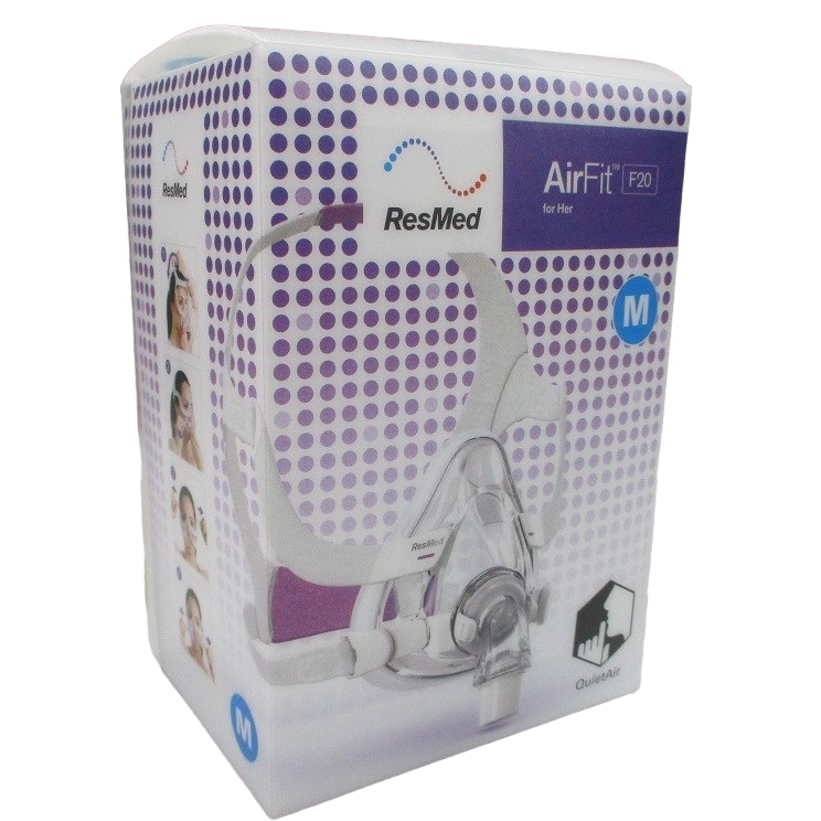 ResMed AirFit F20 for Her Full Face CPAP Mask with Headgear - No Insurance Medical Supplies