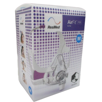 ResMed AirFit F20 for Her Full Face CPAP Mask with Headgear - No Insurance Medical Supplies