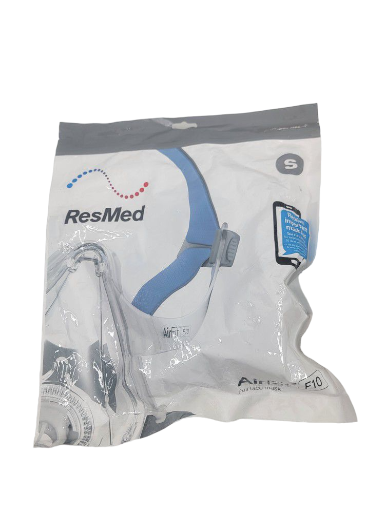 ResMed AirFit F10 Full Face Mask with Headgear - No Insurance Medical Supplies