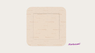 Molnlycke Mepilex Border Flex Lite Silicone Foam Adhesive with Border Dressing, 4in x 4in - Box of 5