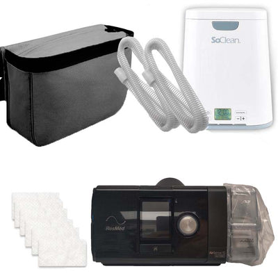 AirPack Auto - ResMed AirSense 10 Autoset Bundle Package w/ SoClean 2 CPAP Cleaner and Sanitizer