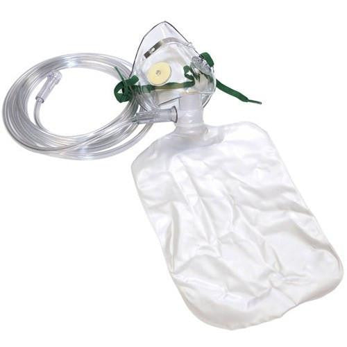 Westmed Adult Non-Rebreather Mask with 7' Supply Tube