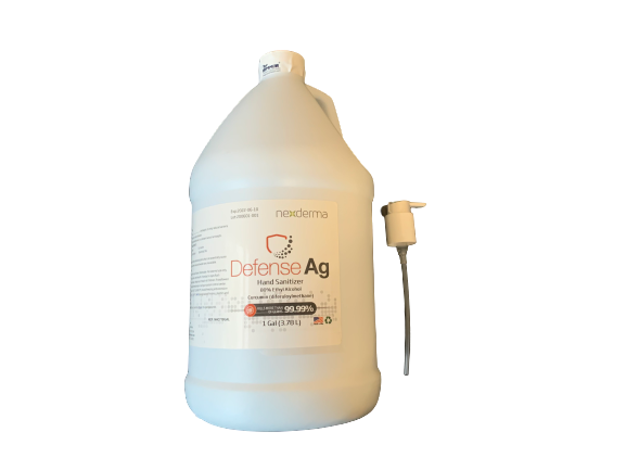 Nexderma Defense Ag Hand Sanitizer w/Pump - 1 Gallon