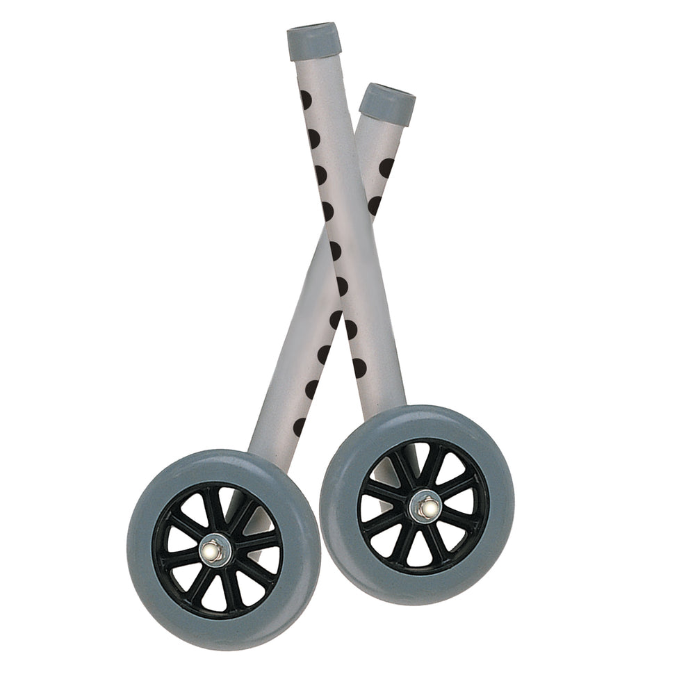 Extended Height Walker Wheels and Legs Combo Pack, 5" Wheels, 1 Pair