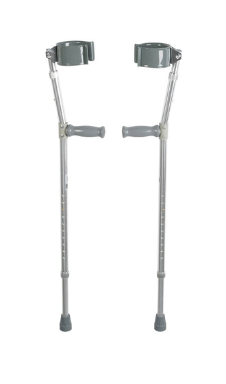 Lightweight Walking Forearm Crutches, Adult, 1 Pair - No Insurance Medical Supplies
