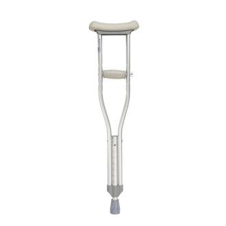 Walking Crutches with Underarm Pad and Handgrip, Pediatric, 1 Pair - No Insurance Medical Supplies