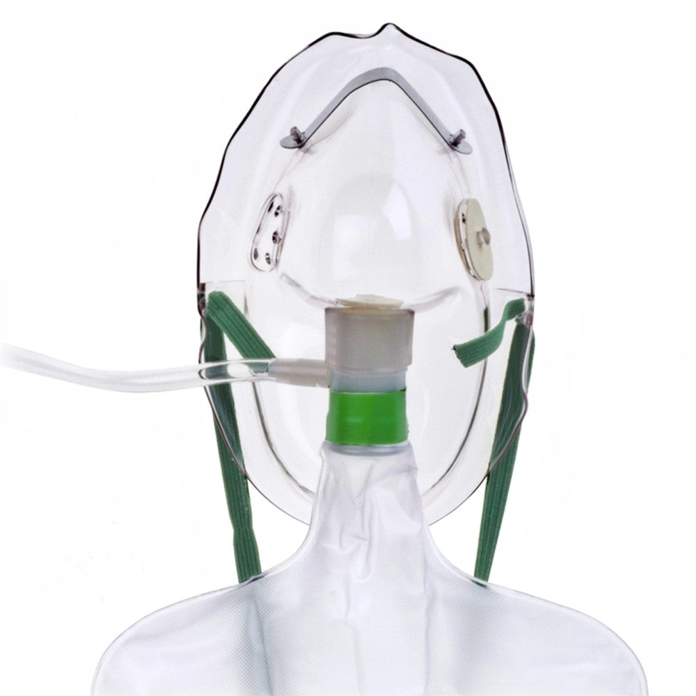 Hudson RCI Adult Non-Rebreathing Oxygen Mask with Safety Vent and 7' Tubing