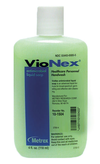 VioNex Antimicrobial Liquid Soap, Scented, 4 oz - No Insurance Medical Supplies