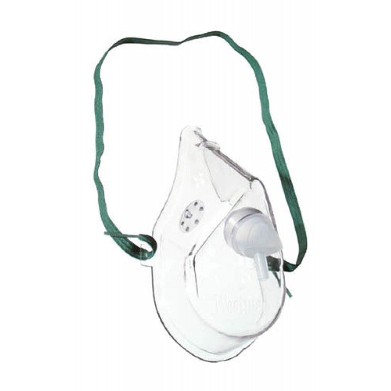 WestMed Medium Concentration Adult Oxygen Mask with 7' Tubing