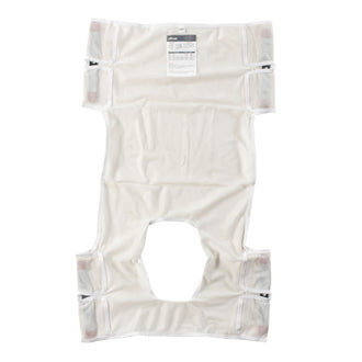 Patient Lift Sling, Polyester Mesh with Commode Cutout - No Insurance Medical Supplies