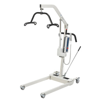 Bariatric Battery Powered Electric Patient Lift with Four Point Cradle and Rechargeable, Removable Battery, No Wall Mount