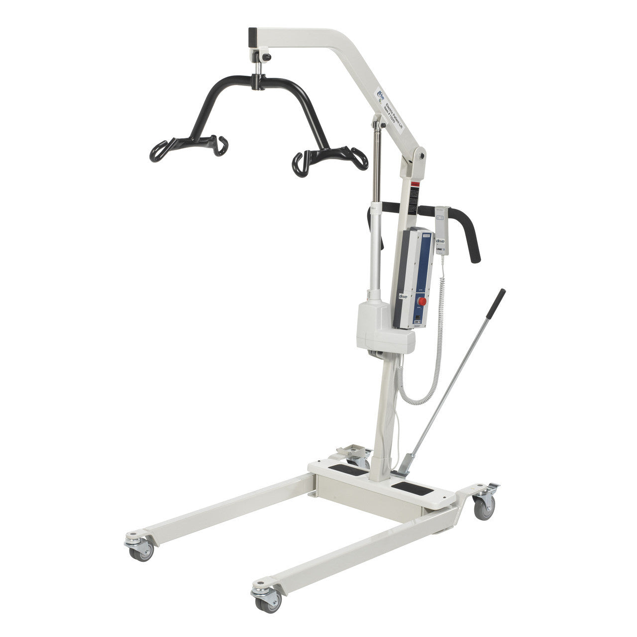 Bariatric Battery Powered Electric Patient Lift with Four Point Cradle and Rechargeable, Removable Battery, No Wall Mount - No Insurance Medical Supplies