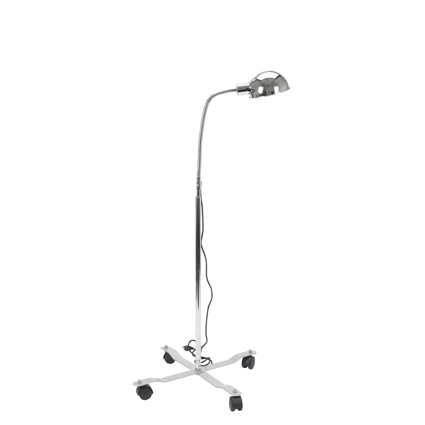 Goose Neck Exam Lamp, Dome Style Shade with Mobile Base - No Insurance Medical Supplies