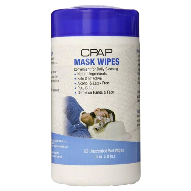 Contour Living CPAP Mask Unscented Wipes - 62 Count