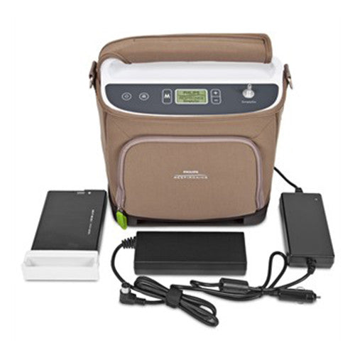 Philips Respironics SimplyGo Portable Oxygen Concentrator on the Go Bundle