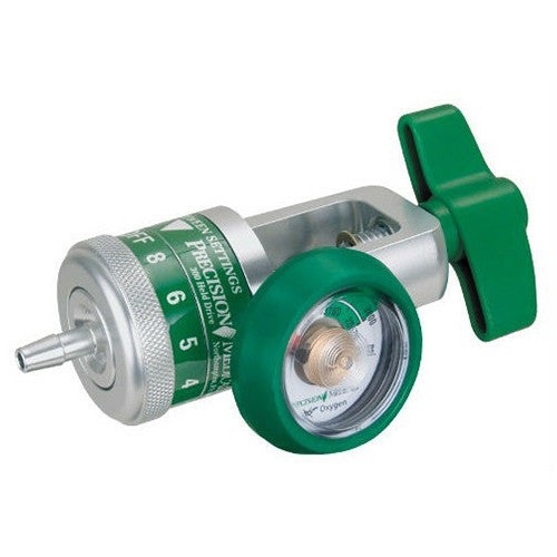 Precision Medical EasyDial Reg 870 Yoke Style 0-8 LPM Oxygen Regulator