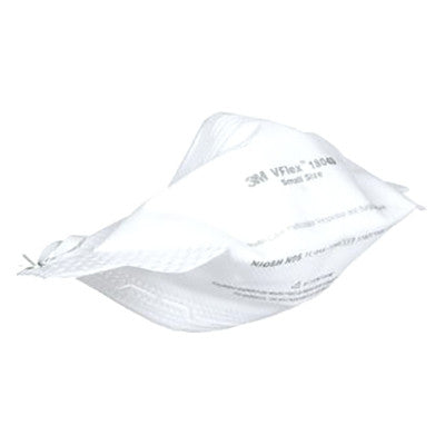 3M VFlex Health Care N95 Particulate Respirator and Surgical Mask - White, Small