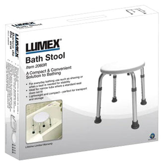 Graham Field Bath Stool Round Lumex in Retail Package, 2 Each Per Case