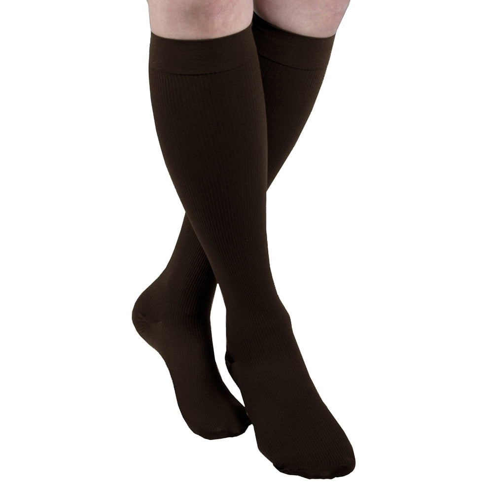 MAXAR Men's Trouser Support Socks (20-22 mmHg) - Brown