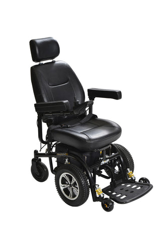 Trident Front Wheel Drive Power Wheelchair, 18" Seat - No Insurance Medical Supplies