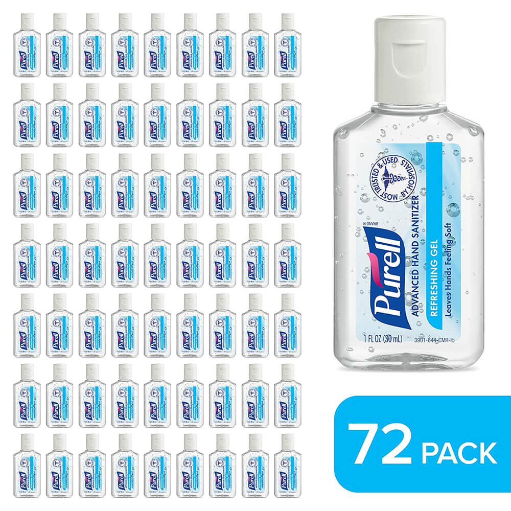 Purell Advanced Hand Sanitizer Flip Cap Portable Refreshing Gel Bottle - 1 fl oz