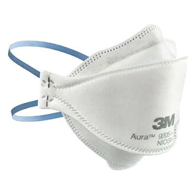 3M Aura N95 Particulate Respirator Mask, One Size Fits Most - White