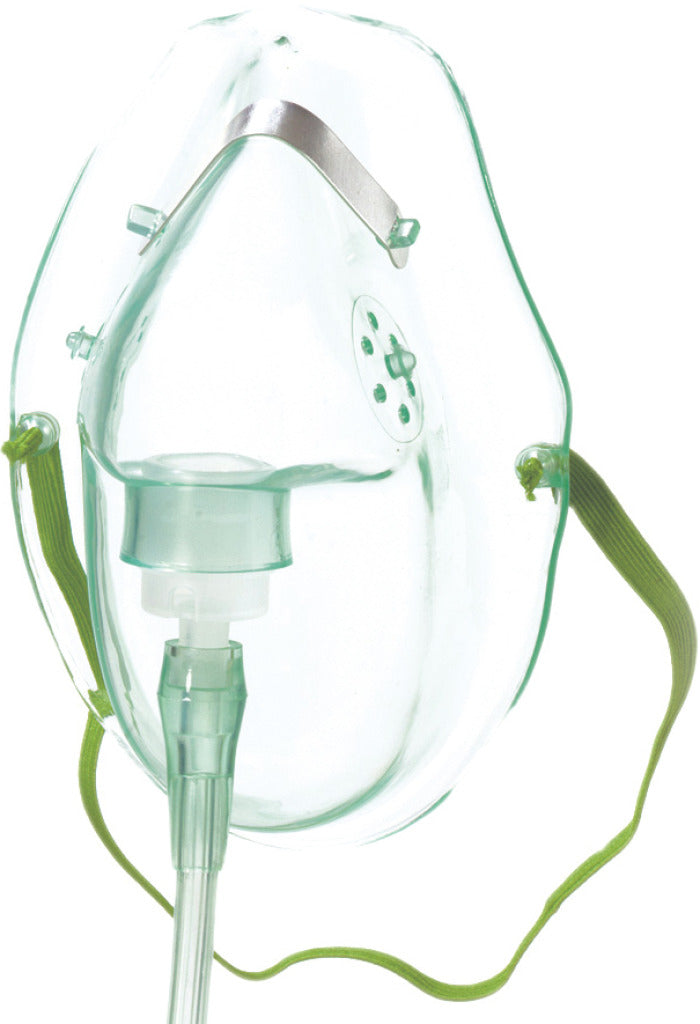 Drive Adult Oxygen Mask w/ Elastic Strap Fixation - No Insurance Medical Supplies