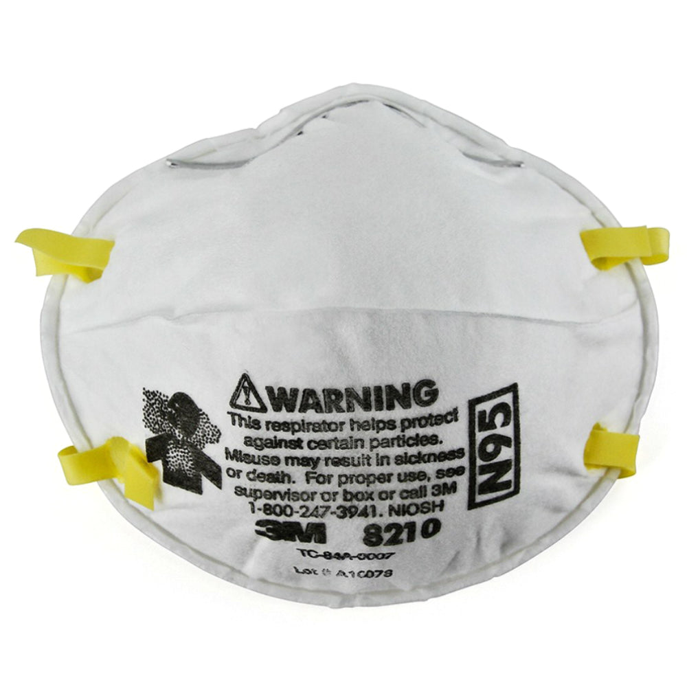 3M N95 Disposable Particulate Respirator Mask - White