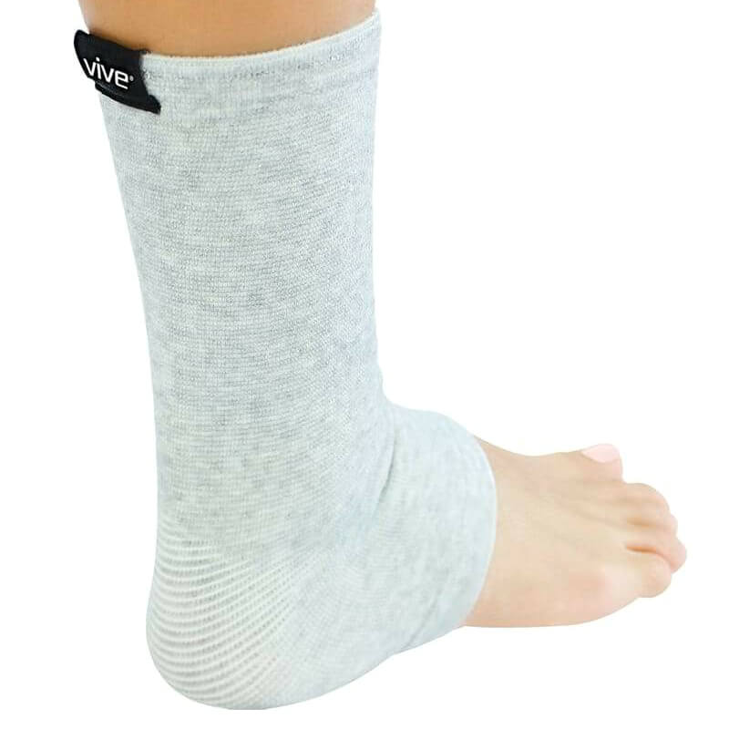 Vive Health Bamboo Ankle Sleeves - Gray