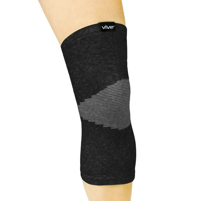 Vive Health Bamboo Knee Sleeves - Black