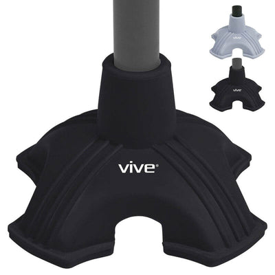 Vive Health Rubber Quad Standing Cane Tip